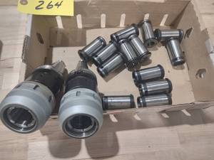 lot 264 image: (2) Cat 40 Hydraulic Toolholders...