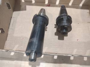 lot 273 image: (2) Cat 40 Face mill Toolholders...