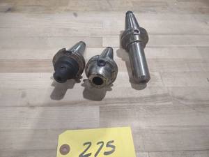 lot 275 image: (3) Cat 40 Toolholders...