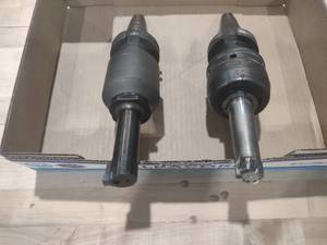 lot 278 image: (2) Cat 40 Hydraulic Toolholders...