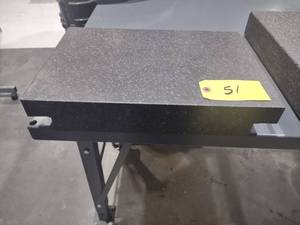 lot 51 image: Granite Surface Plate, 18x12x3...