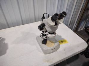 lot 59 image: Am scope Microscope with LED Light...
