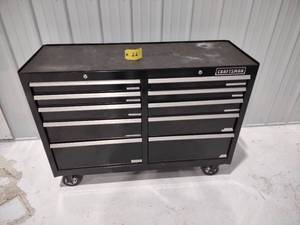 lot 22 image: Craftsman Tool Chest, 10 Drawer, Sl...