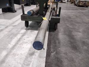 lot 44 image: 3 12x12 6061 Aluminum Rod ...