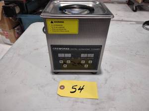 lot 54 image: Creworks Digital Ultrasonic Cleaner...