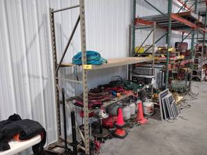 lot 80 image: Bulk Shelving including (2) 8x30 ...