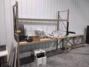 lot 81 image: Bulk Shelving including (5) 8x30 ...