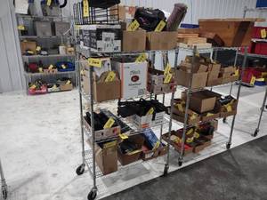 lot 566 image: (2) NSF Wire Carts, 38x18x58, Canno...