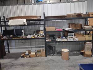 lot 577 image: Shipping Supplies on & Under Shelvi...