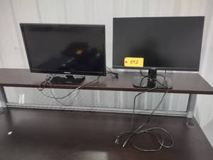 lot 593 image: (2) Monitors  ...