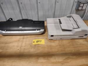 lot 597 image: (2) Scanners...