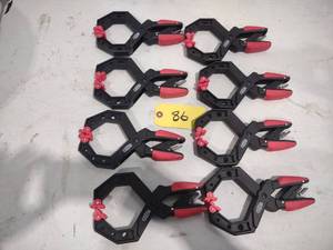lot 86 image: (8) Bessey 4 Quick Clamps...