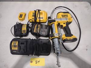 lot 84 image: Dewalt Cordless Tools, (1) Battery ...