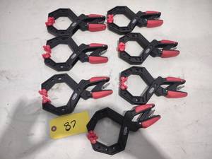 lot 87 image: (7) Bessey 4 Quick Clamps...