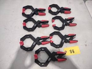 lot 88 image: (7) Bessey 4 Quick Clamps...