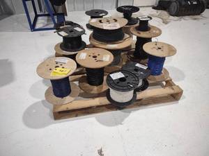 lot 457 image: Assorted Wire Spools...
