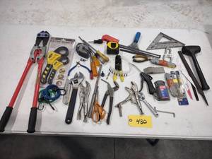lot 480 image: Assorted Tools...