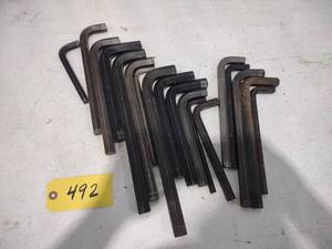 lot 492 image: Allen Wrenches...