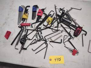 lot 495 image: Allen Wrenches...