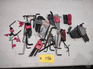 lot 496 image: Allen Wrenches...