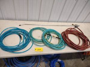lot 510 image: (4) Air Hoses & Blow Gun...
