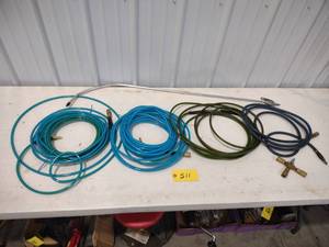 lot 511 image: (4) Air Hoses & Blow Gun...