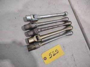 lot 525 image: (5) 6 Machine Vise Handles...