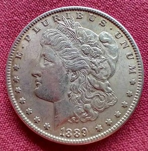 lot 3 image: 1889 Morgan Dollar