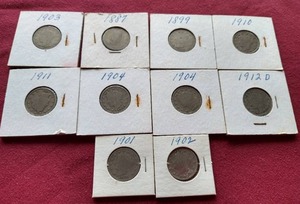 lot 19 image: (10) Liberty V Nickels