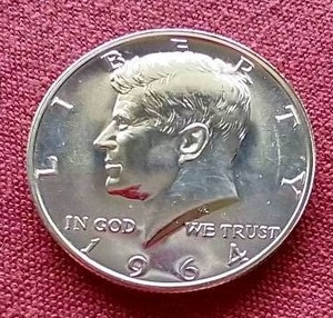 lot 32 image: 1964 Proof Kennedy Half Dollar
