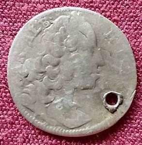 lot 38 image: 1736 Bavaria Silver 3 Kreuzers Coin