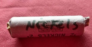 lot 58 image: $2 Buffalo Nickel Roll