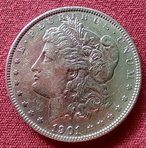 lot 72 image: 1901 Morgan Dollar - Nice