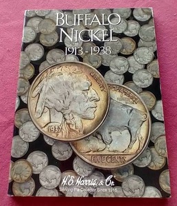 lot 115 image: Buffalo Nickel Album With (20) Coins
