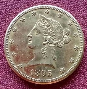 1895-O Liberty Head $10 Gold Coin - Wow!