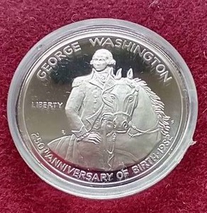 lot 120 image: 1982 Silver Commemorative Washington Half Dollar - Proof