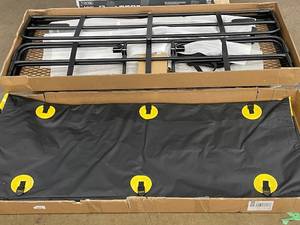 lot 4 image: KAIRAY Heavy Duty Cargo Rack with Trailer Hitch and Accessories