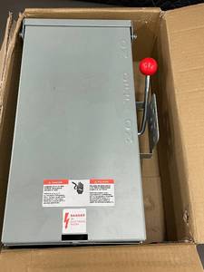 lot 6 image: Viteri 100A Manual Transfer Switch NEMA 3R MT5100