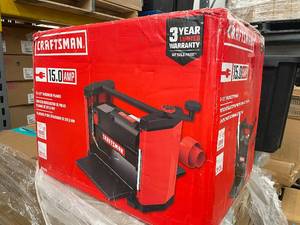lot 12 image: Craftsman 15 Amp 12-12 Inch Thickness Planer Sealed Box