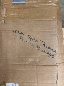 lot 19 image: 2024 Toyota Tacoma Running Boards with Installation Hardware