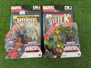 lot 5 image: Marvel Universe Comic Packs Greatest Battles Figures