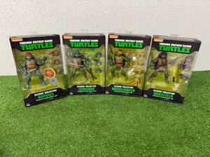 lot 26 image: TMNT Raphael, Leonardo, Michelangelo & Donatello