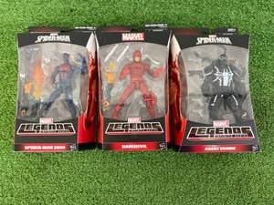 lot 53 image: Marvel Legends Spider Man 2099, Daredevil & Agent Venom