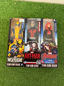 lot 54 image: Marvel Titan Hero Series Wolverine, Ant-Man & Black Widow