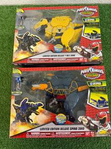 lot 100 image: Power Rangers Limited Edition Deluxe Spino Zord & T-Rex Zord
