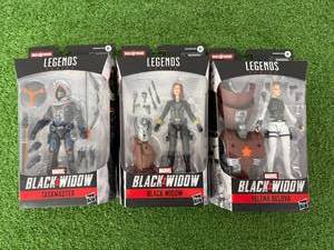 lot 161 image: Marvel Legends Black Widow Figures
