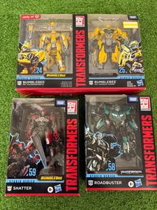 lot 174 image: Transformers Studio Series Bumblebee 2 Pack, Shatter & Roadbuster