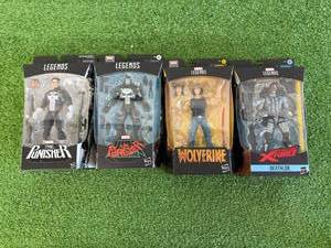 lot 119 image: Marvel Legends The Punisher, Wolverine & Deathlok