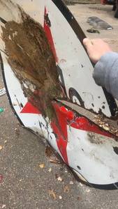 lot 394 image: Vintage Texaco Metal Advertising Sign