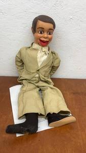 lot 851 image: Vintage Ventriloquist Dummy Doll with Jimmy Nelson Biography